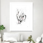 Swan by Alexis Marcou on GIANT ART - black contemporary