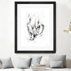 Swan by Alexis Marcou on GIANT ART - black contemporary