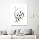 Swan by Alexis Marcou on GIANT ART - black contemporary