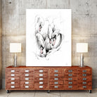 Swan by Alexis Marcou on GIANT ART - black contemporary