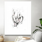 Swan by Alexis Marcou on GIANT ART - black contemporary