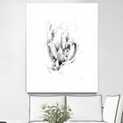 Swan by Alexis Marcou on GIANT ART - black contemporary