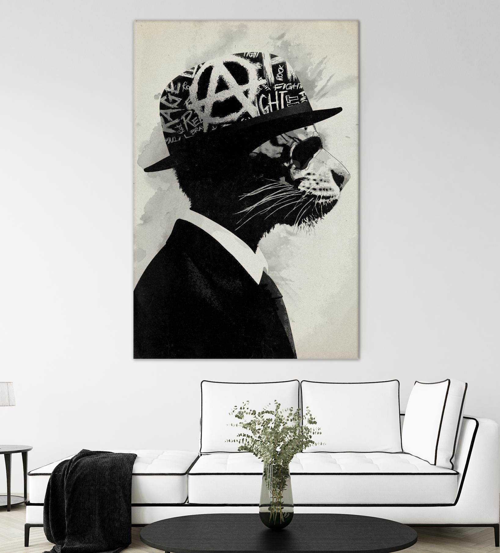 Middle Class Rebel by Hidden Moves on GIANT ART - white contemporary