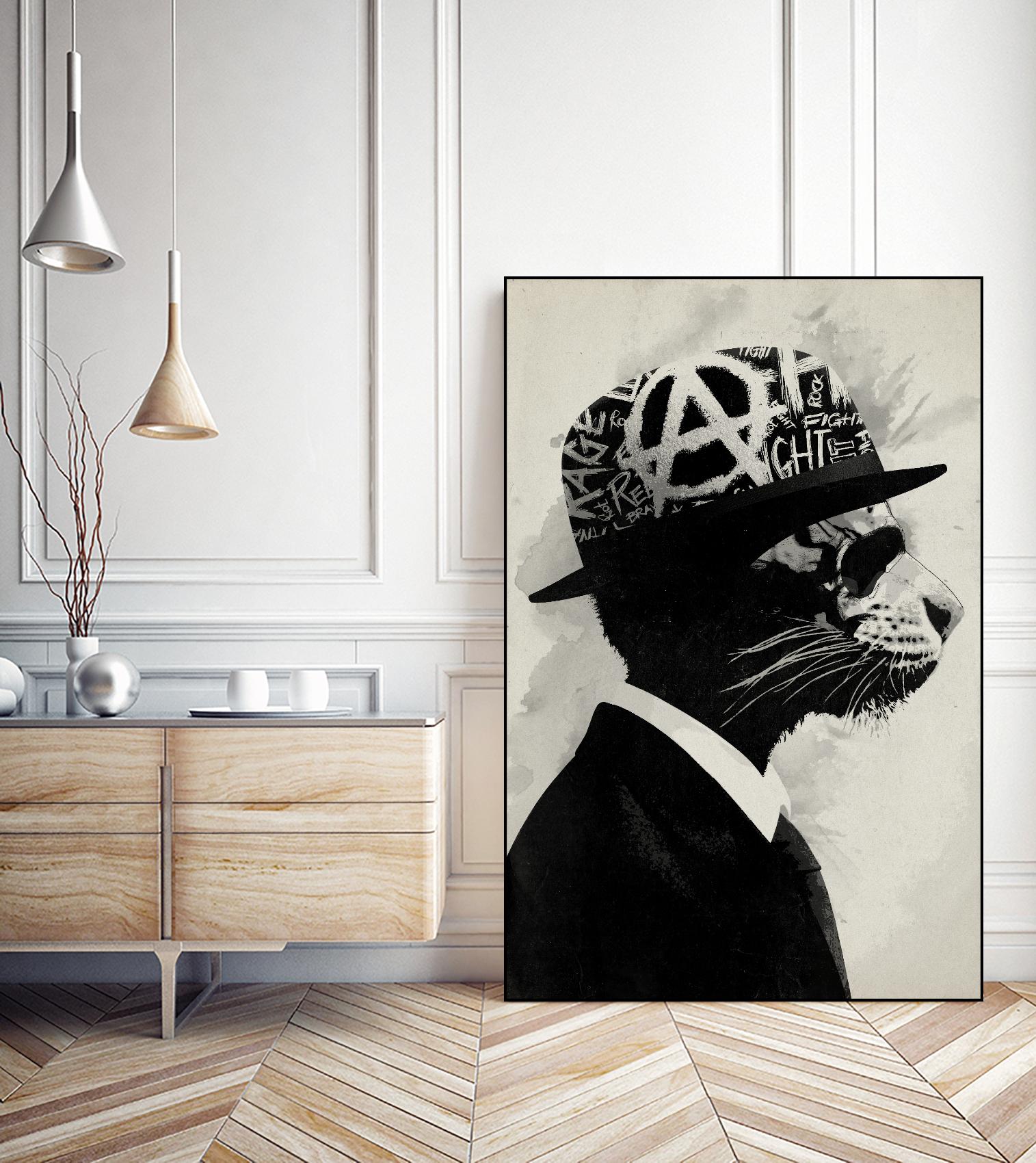 Middle Class Rebel by Hidden Moves on GIANT ART - white contemporary