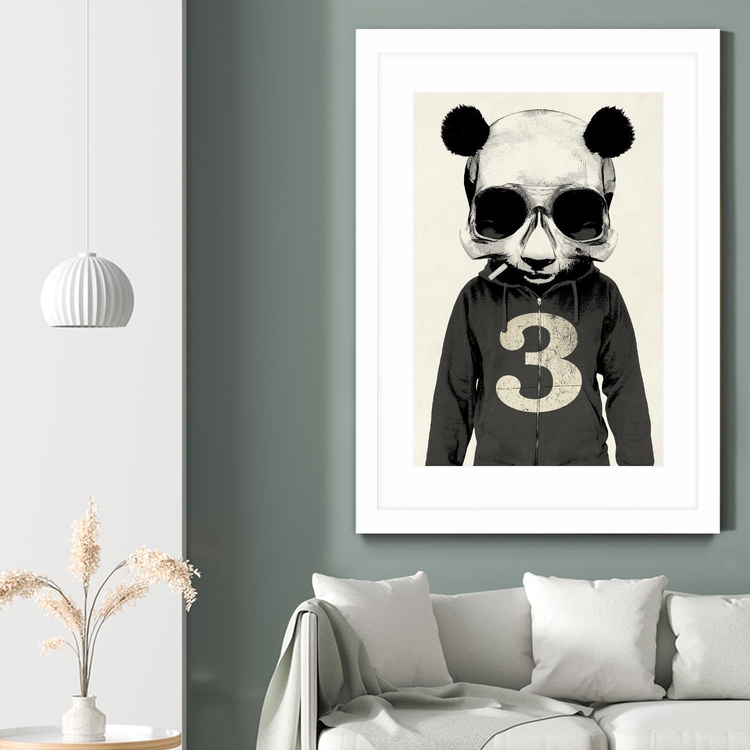 Panda No.3 by Hidden Moves on GIANT ART - white contemporary