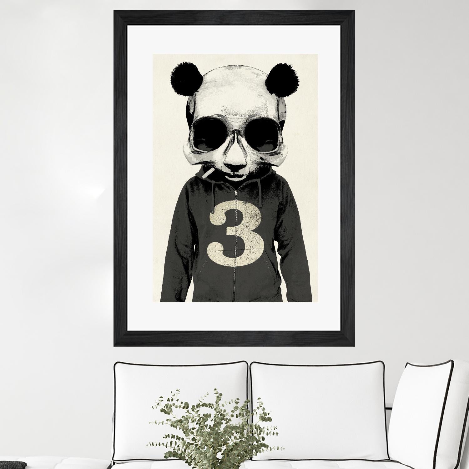 Panda No.3 by Hidden Moves on GIANT ART - white contemporary