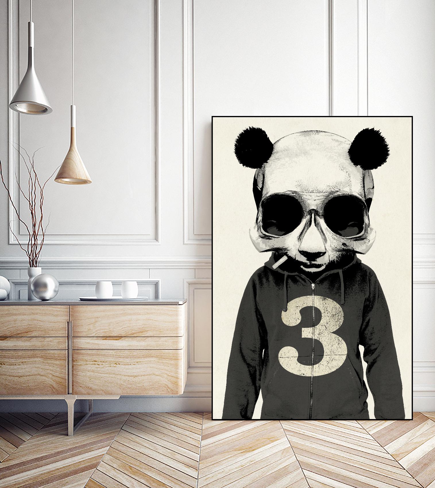 Panda No.3 by Hidden Moves on GIANT ART - white contemporary