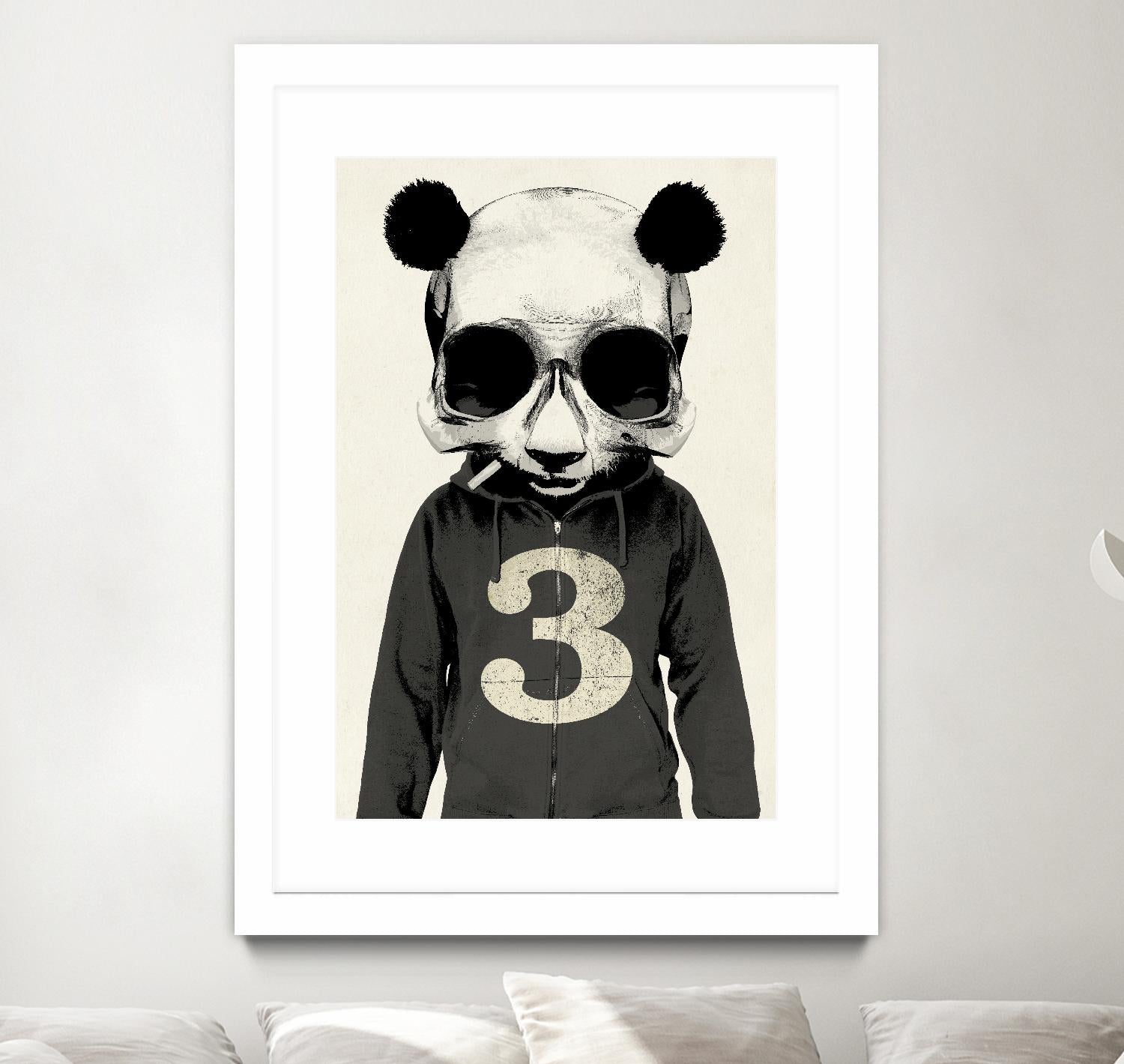 Panda No.3 by Hidden Moves on GIANT ART - white contemporary