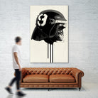 Ape Riot by Hidden Moves on GIANT ART - yellow contemporary