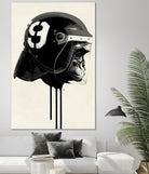 Ape Riot by Hidden Moves on GIANT ART - yellow contemporary