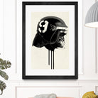 Ape Riot by Hidden Moves on GIANT ART - yellow contemporary