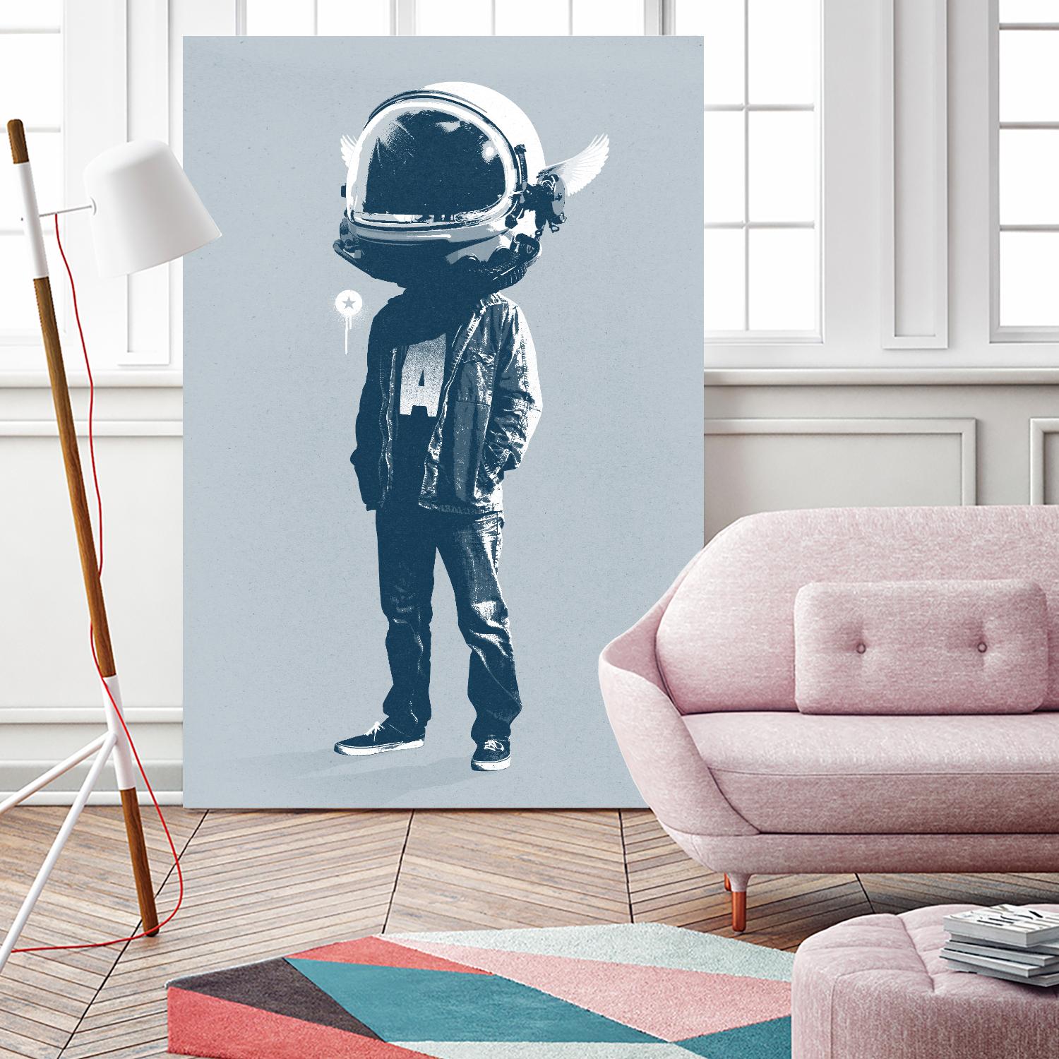 Casual Fridays by Hidden Moves on GIANT ART - blue contemporary