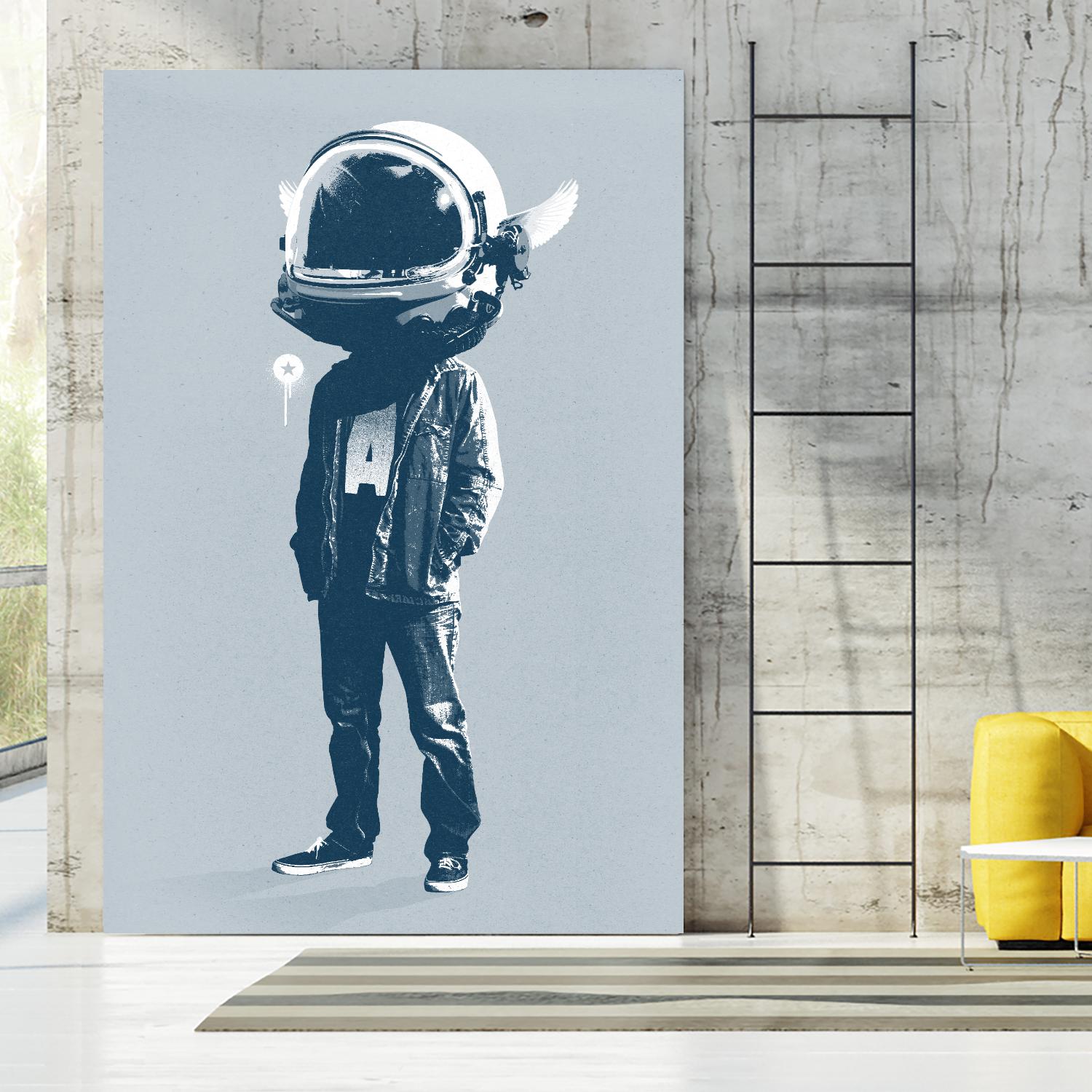 Casual Fridays by Hidden Moves on GIANT ART - blue contemporary