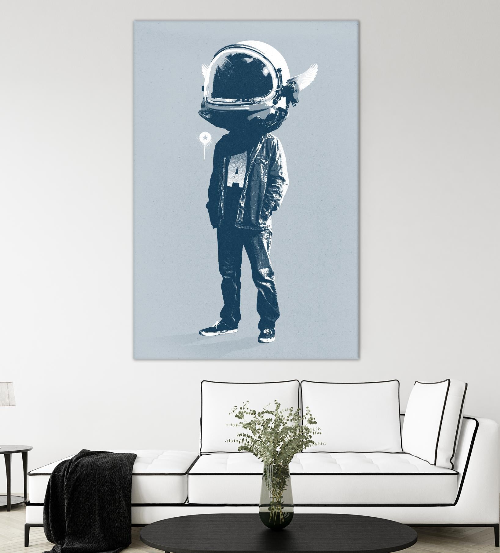 Casual Fridays by Hidden Moves on GIANT ART - blue contemporary