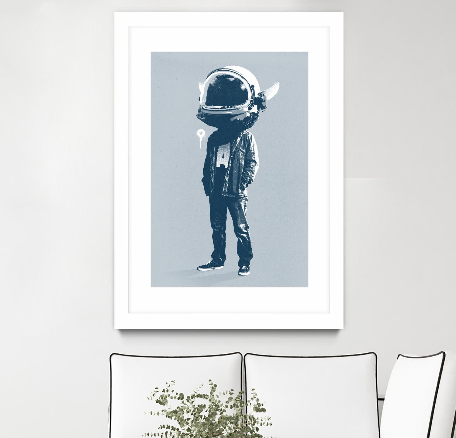 Casual Fridays by Hidden Moves on GIANT ART - blue contemporary