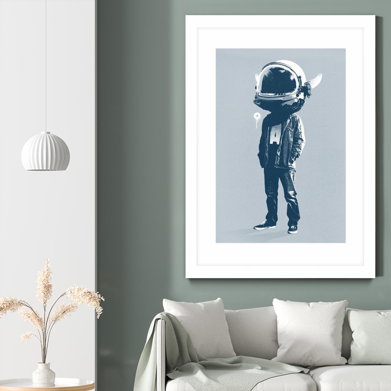 Casual Fridays by Hidden Moves on GIANT ART - blue contemporary