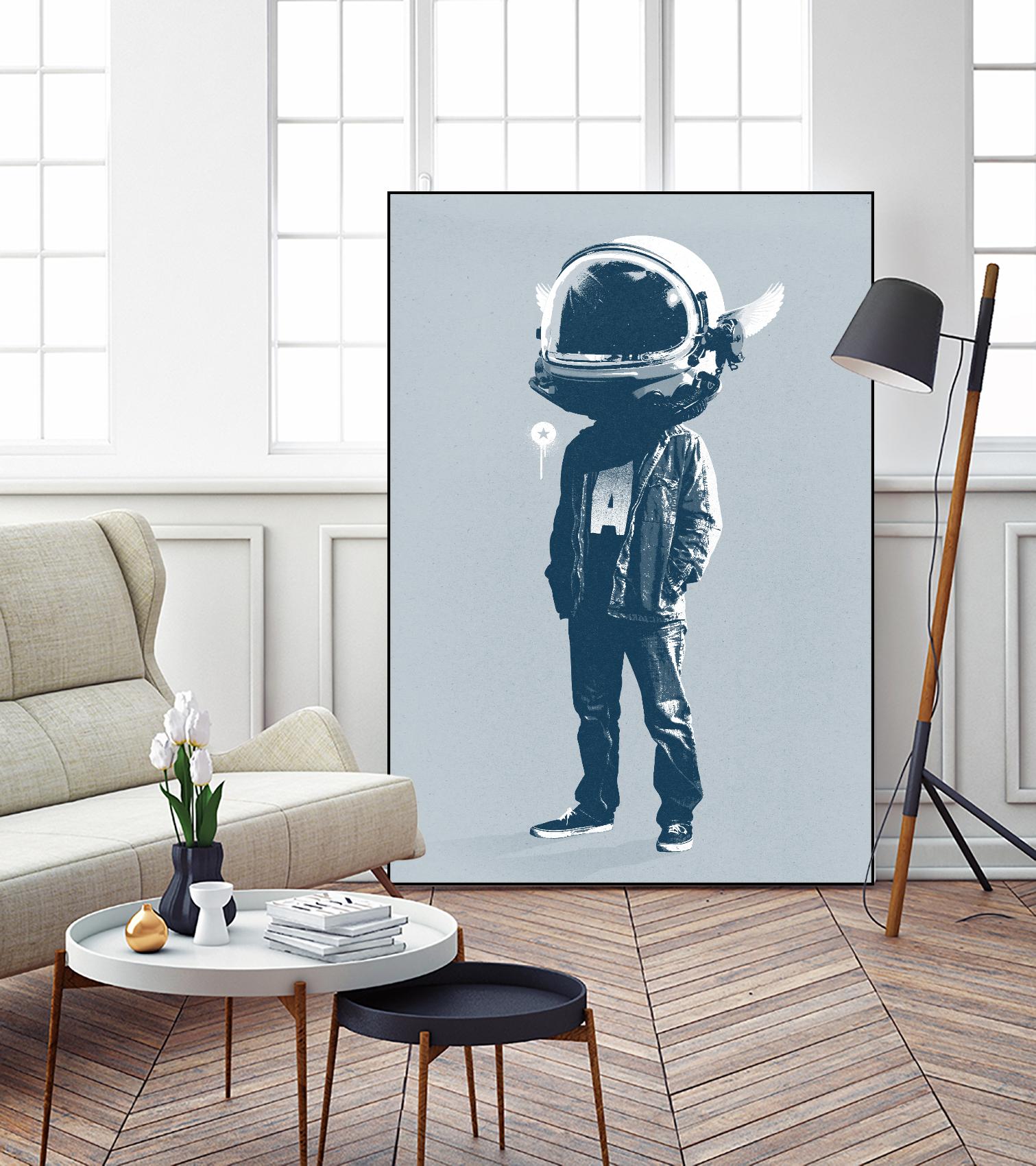 Casual Fridays by Hidden Moves on GIANT ART - blue contemporary