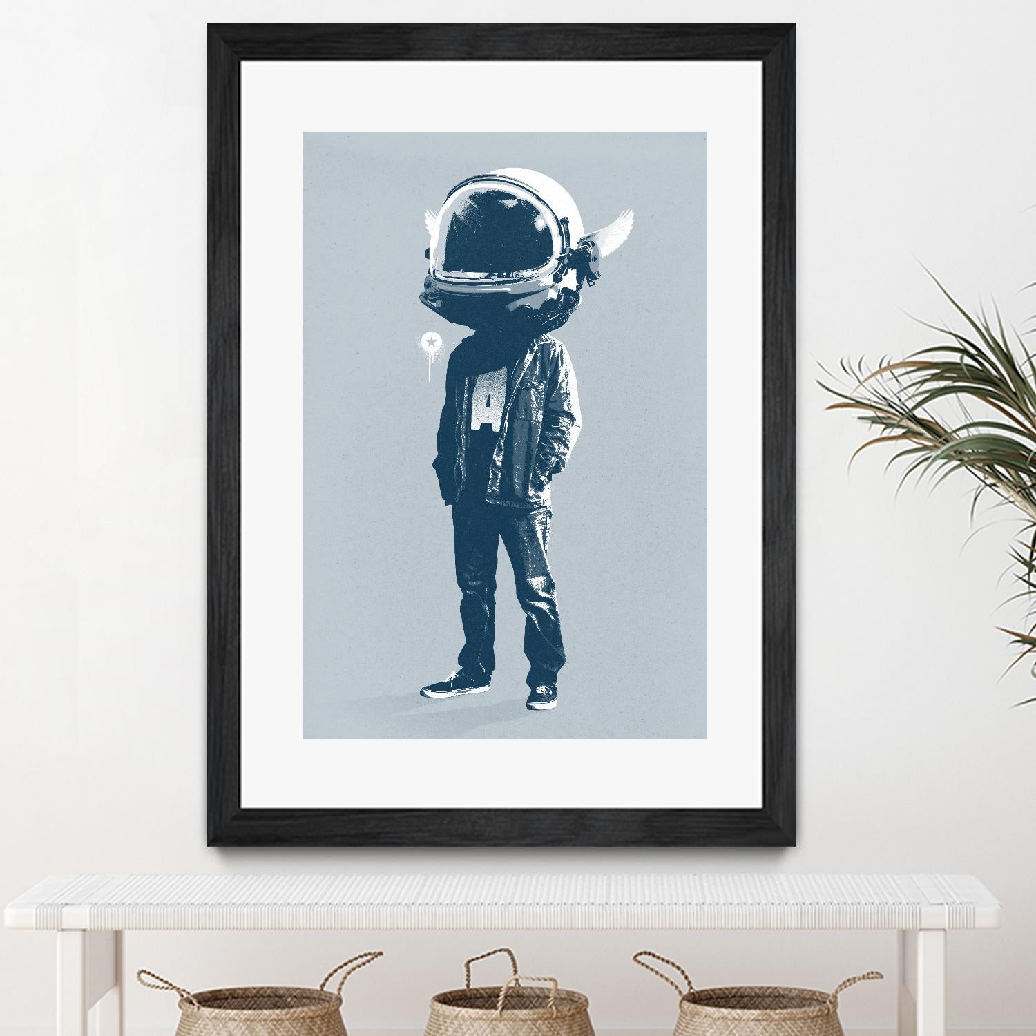 Casual Fridays by Hidden Moves on GIANT ART - blue contemporary