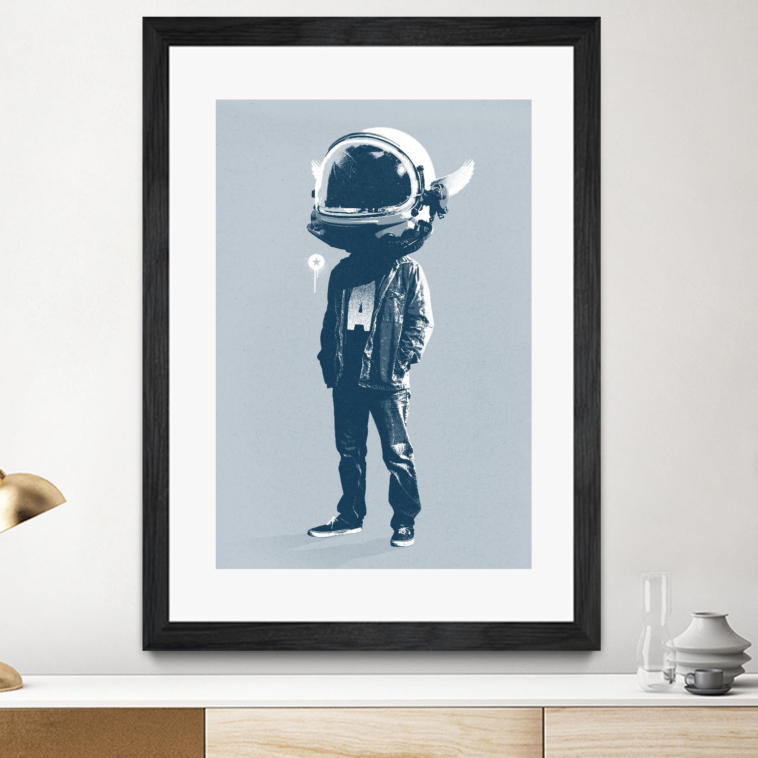 Casual Fridays by Hidden Moves on GIANT ART - blue contemporary