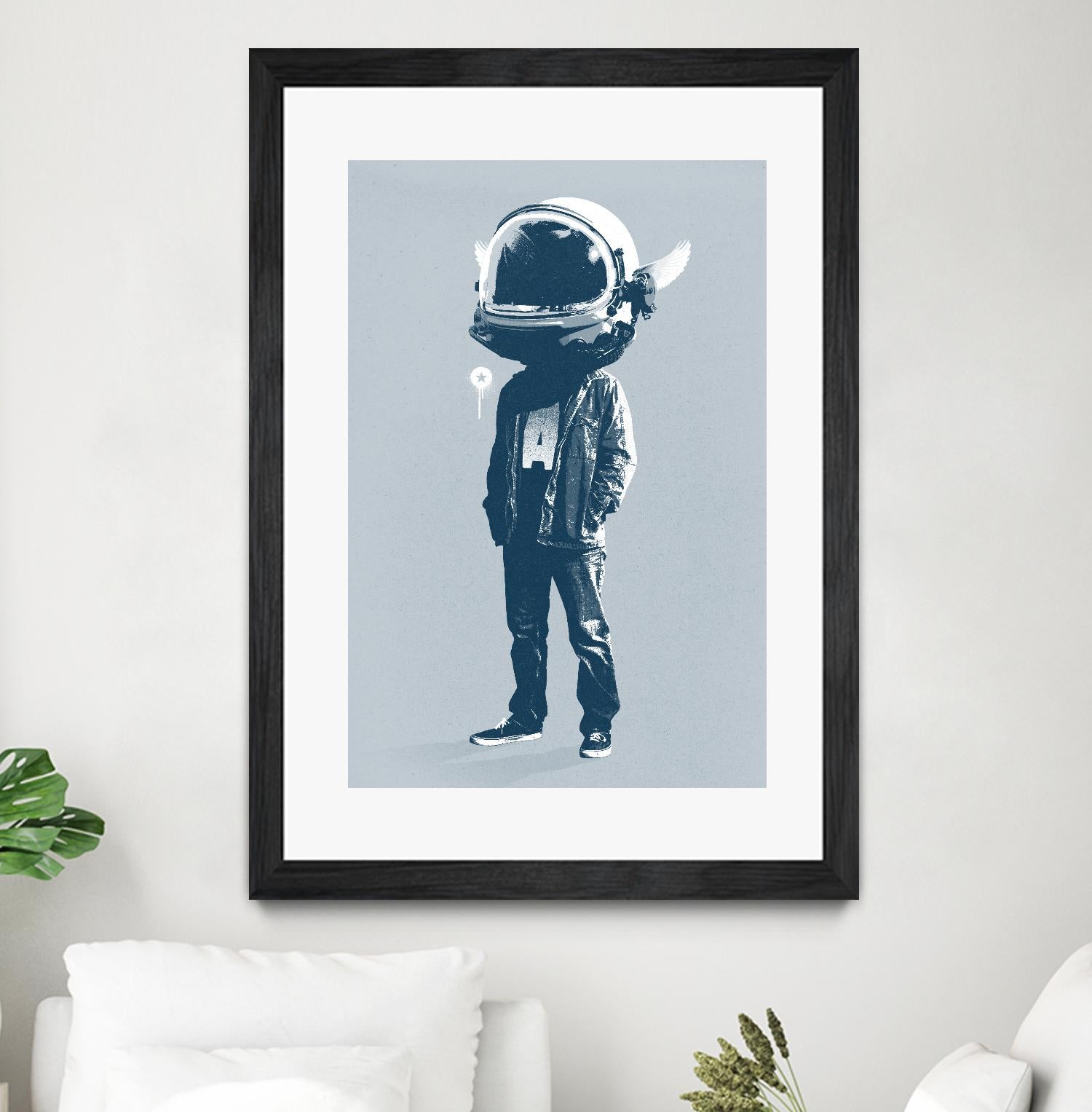 Casual Fridays by Hidden Moves on GIANT ART - blue contemporary