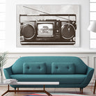 Stereo Broadcast by Hidden Moves on GIANT ART - white contemporary