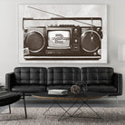 Stereo Broadcast by Hidden Moves on GIANT ART - white contemporary