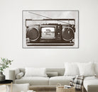 Stereo Broadcast by Hidden Moves on GIANT ART - white contemporary