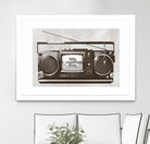 Stereo Broadcast by Hidden Moves on GIANT ART - white contemporary