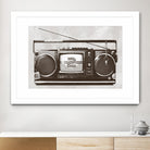 Stereo Broadcast by Hidden Moves on GIANT ART - white contemporary