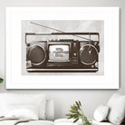 Stereo Broadcast by Hidden Moves on GIANT ART - white contemporary