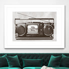 Stereo Broadcast by Hidden Moves on GIANT ART - white contemporary