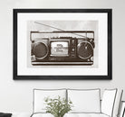 Stereo Broadcast by Hidden Moves on GIANT ART - white contemporary