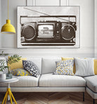 Stereo Broadcast by Hidden Moves on GIANT ART - white contemporary