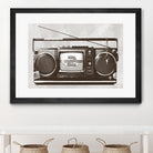 Stereo Broadcast by Hidden Moves on GIANT ART - white contemporary