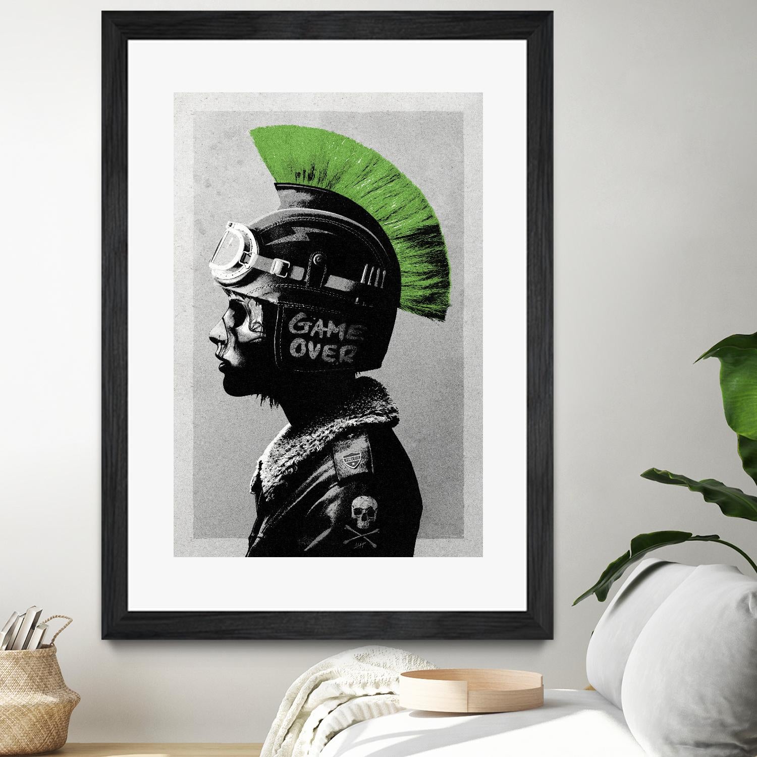 Chaotic Good by Hidden Moves on GIANT ART - green contemporary