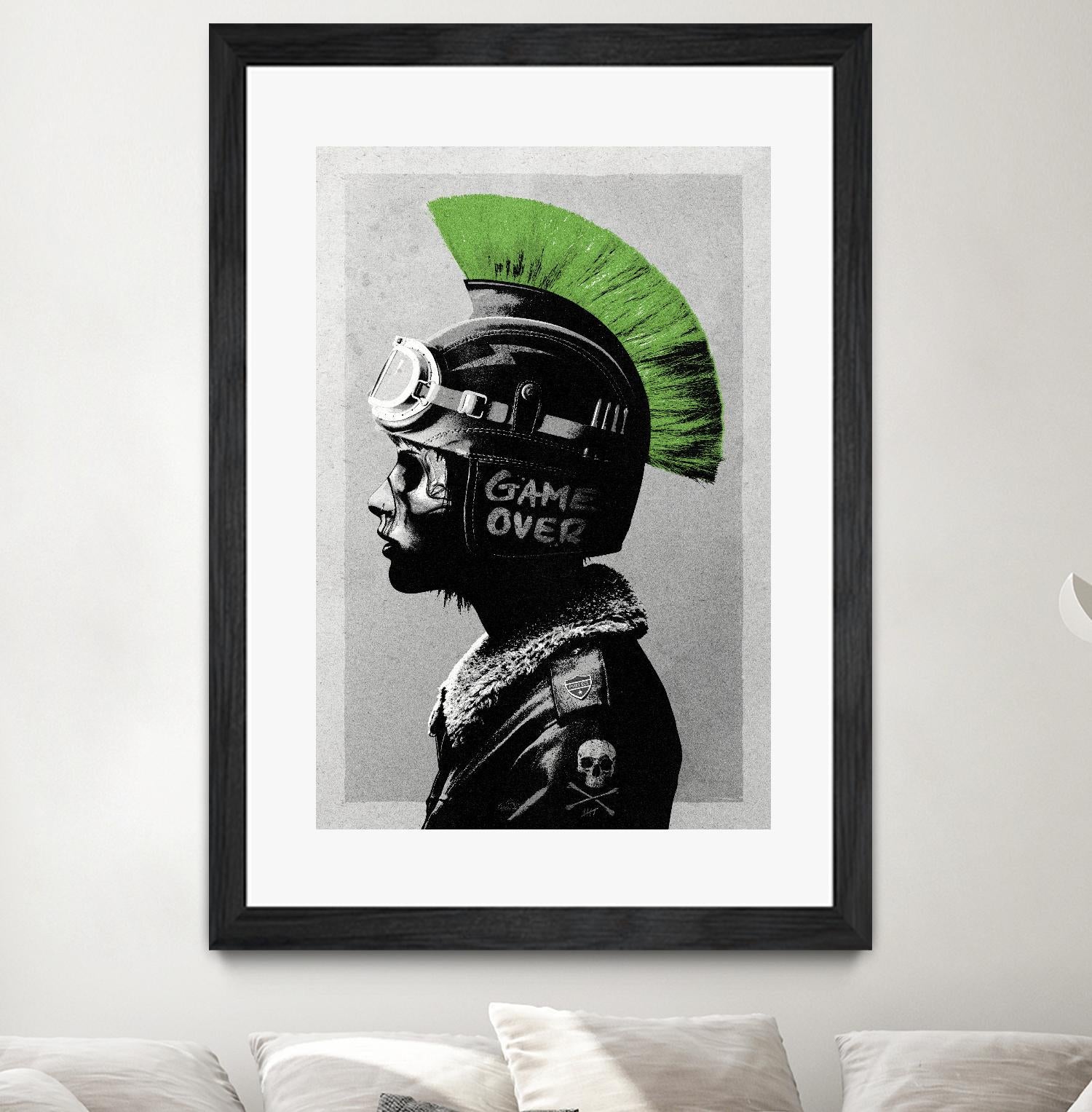 Chaotic Good by Hidden Moves on GIANT ART - green contemporary