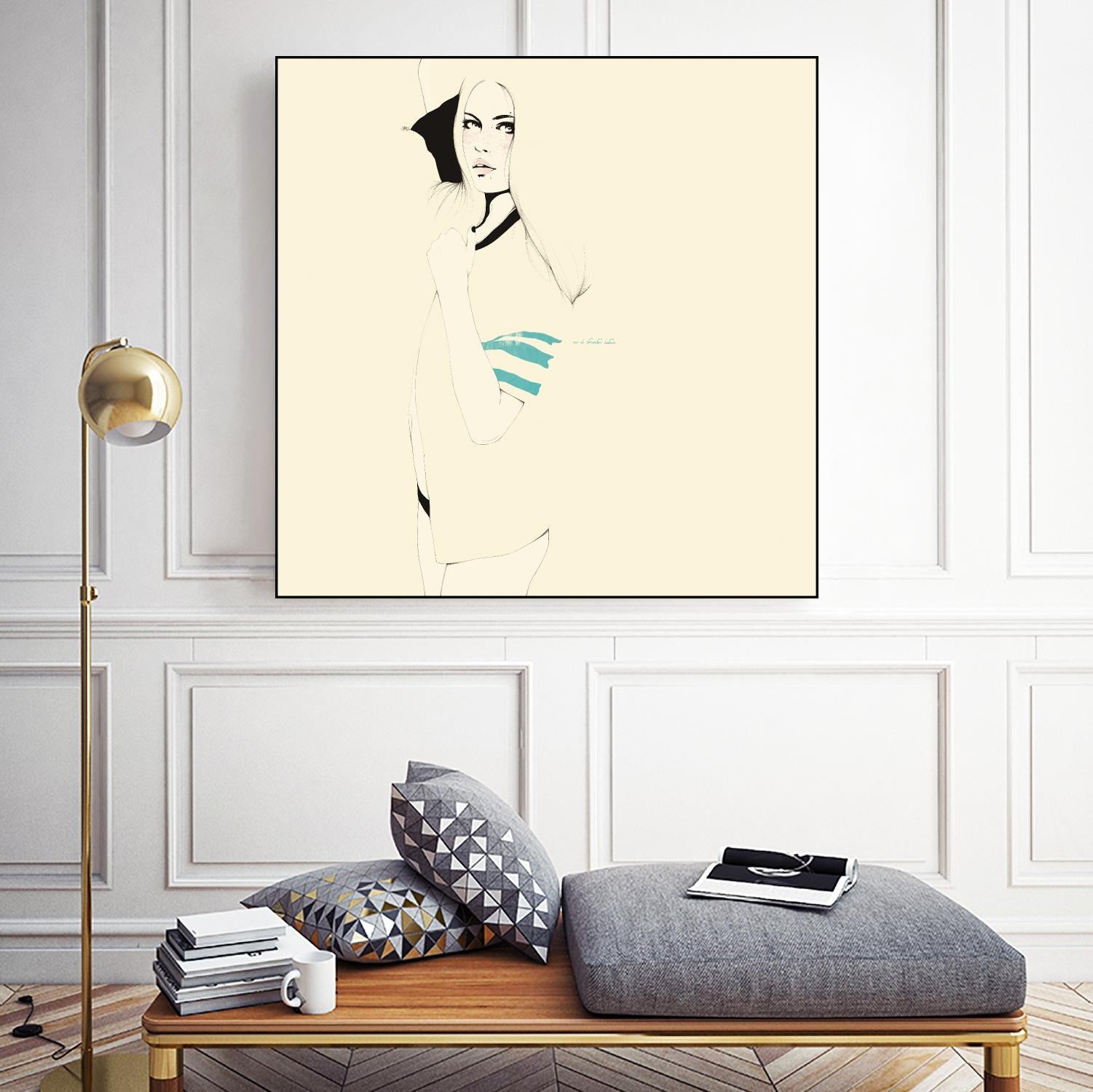 No te desnudes todavia by Manuel Rebollo on GIANT ART - black men and women