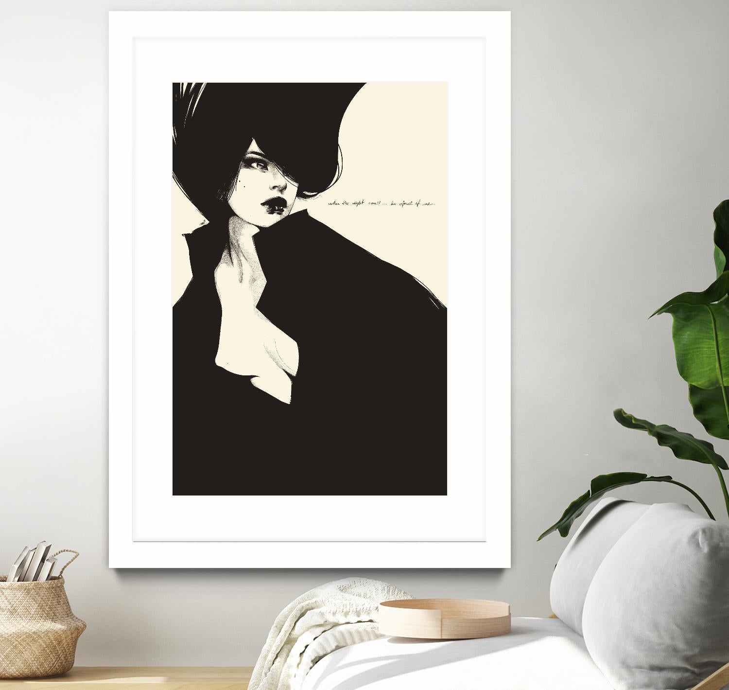 When the night comes by Manuel Rebollo on GIANT ART - yellow men and women