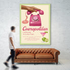 Cosmopolitan by Jenny Liz Rome on GIANT ART - pink typography drink