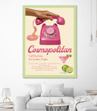 Cosmopolitan by Jenny Liz Rome on GIANT ART - pink typography drink