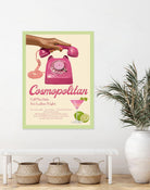 Cosmopolitan by Jenny Liz Rome on GIANT ART - pink typography drink