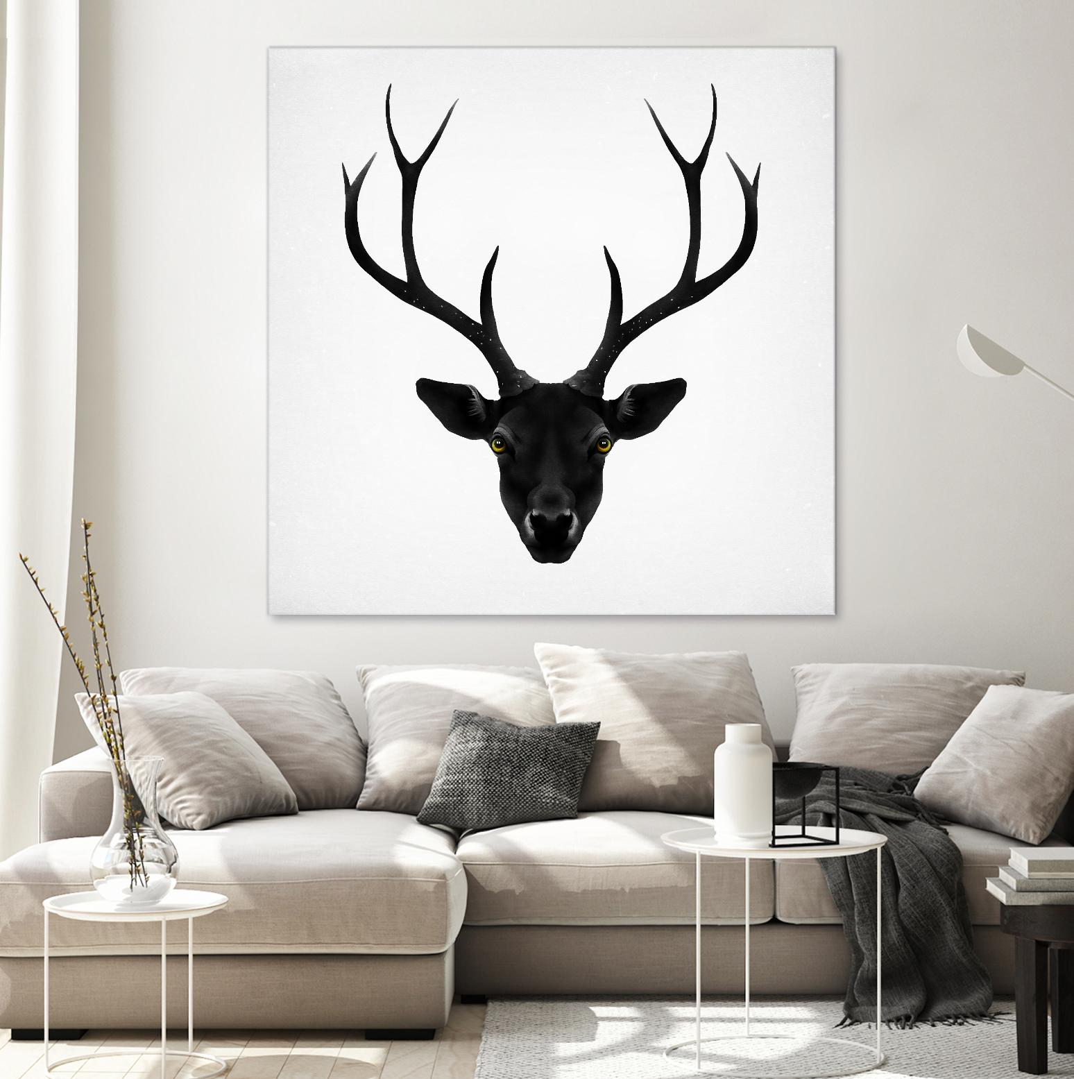 The Black Deer by Ruben Ireland on GIANT ART - black men and women