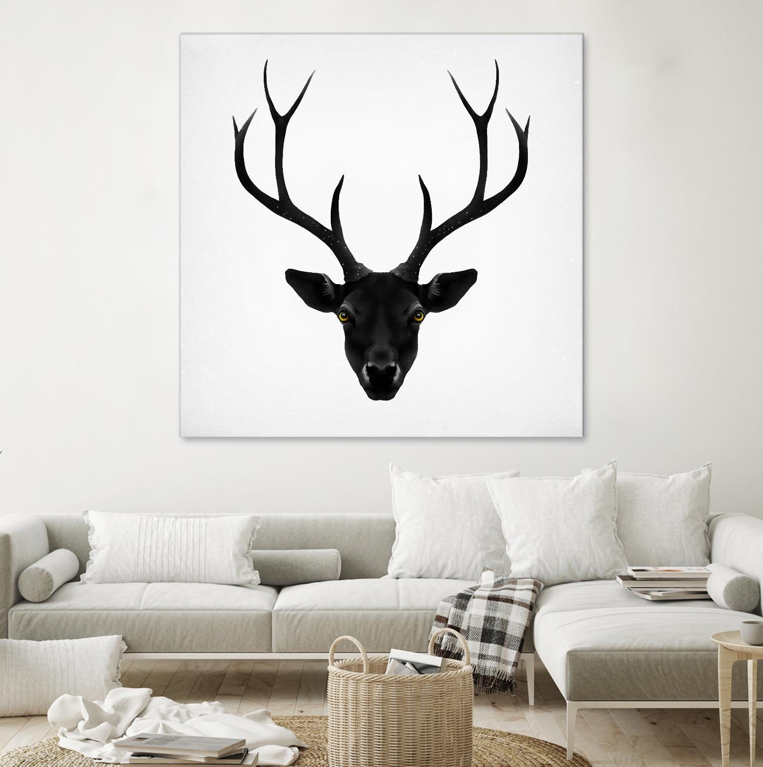 The Black Deer by Ruben Ireland on GIANT ART - black men and women
