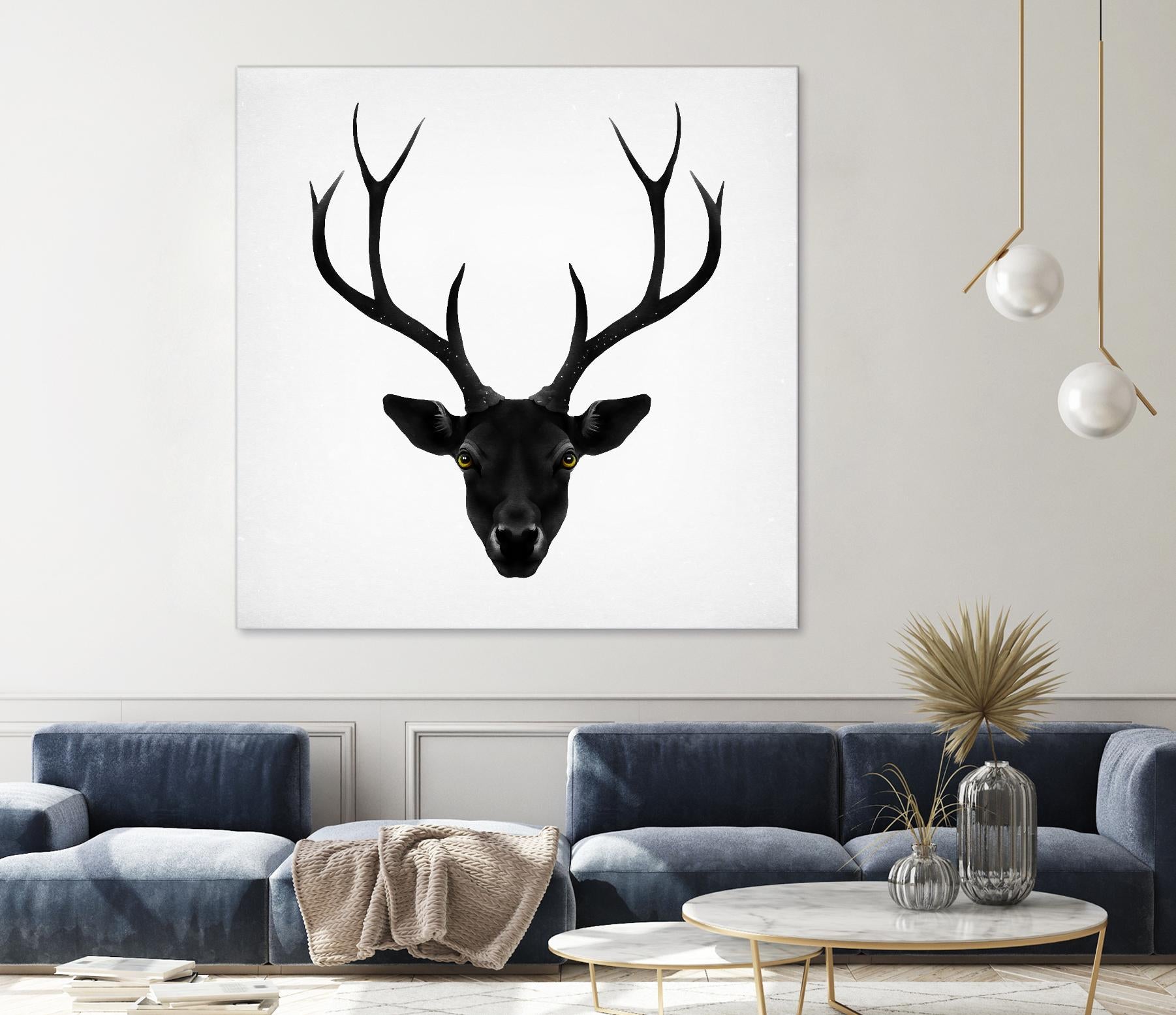The Black Deer by Ruben Ireland on GIANT ART - black men and women
