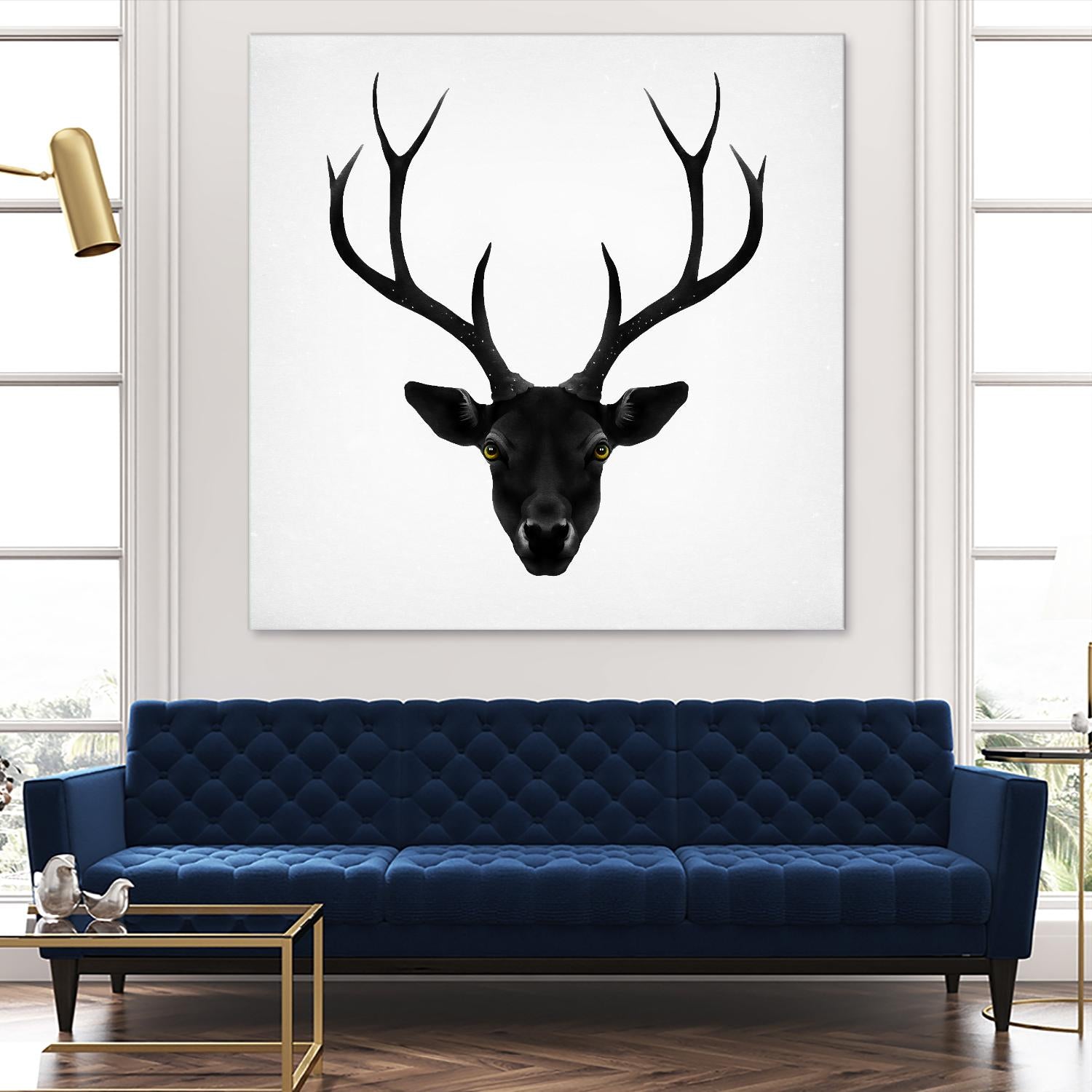 The Black Deer by Ruben Ireland on GIANT ART - black men and women
