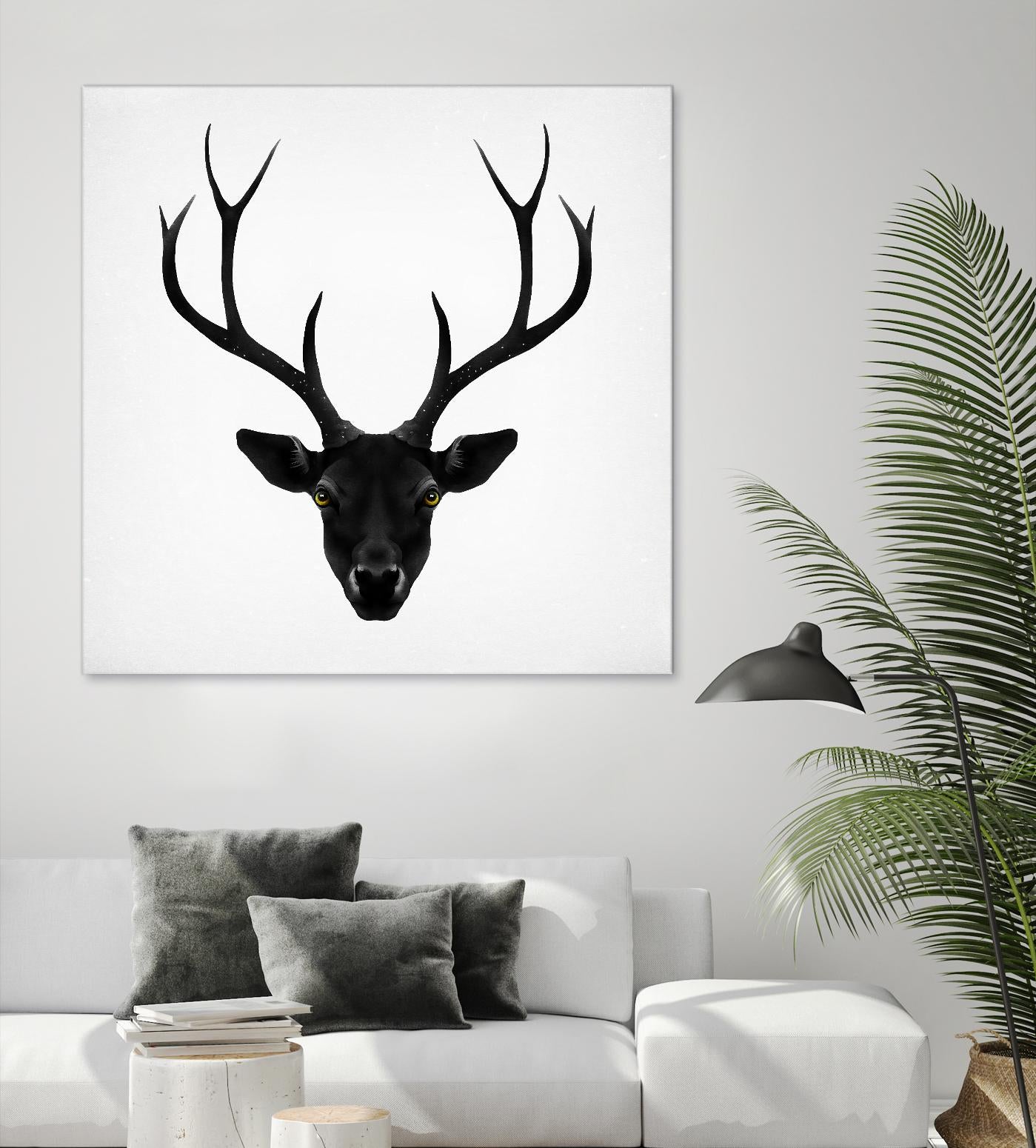 The Black Deer by Ruben Ireland on GIANT ART - black men and women