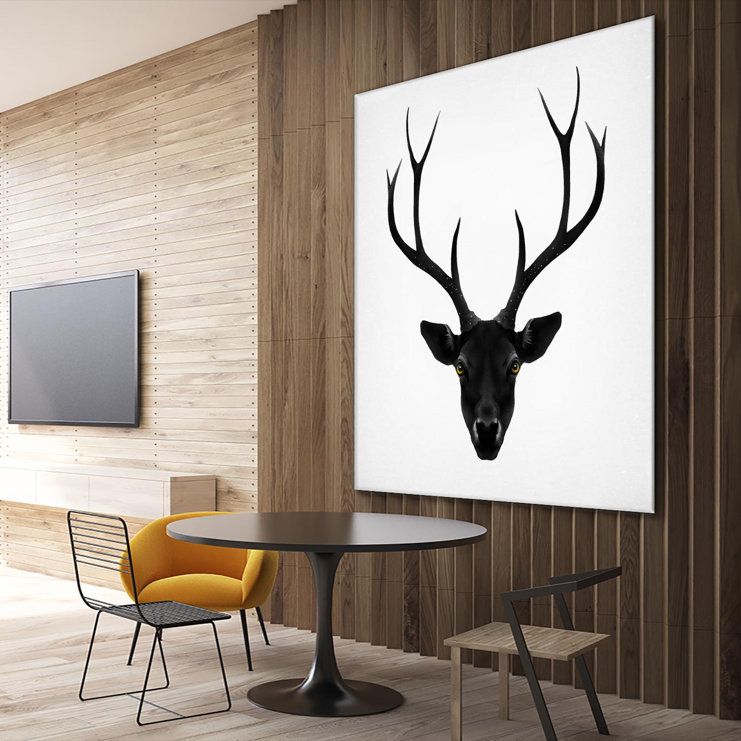 The Black Deer by Ruben Ireland on GIANT ART - black men and women