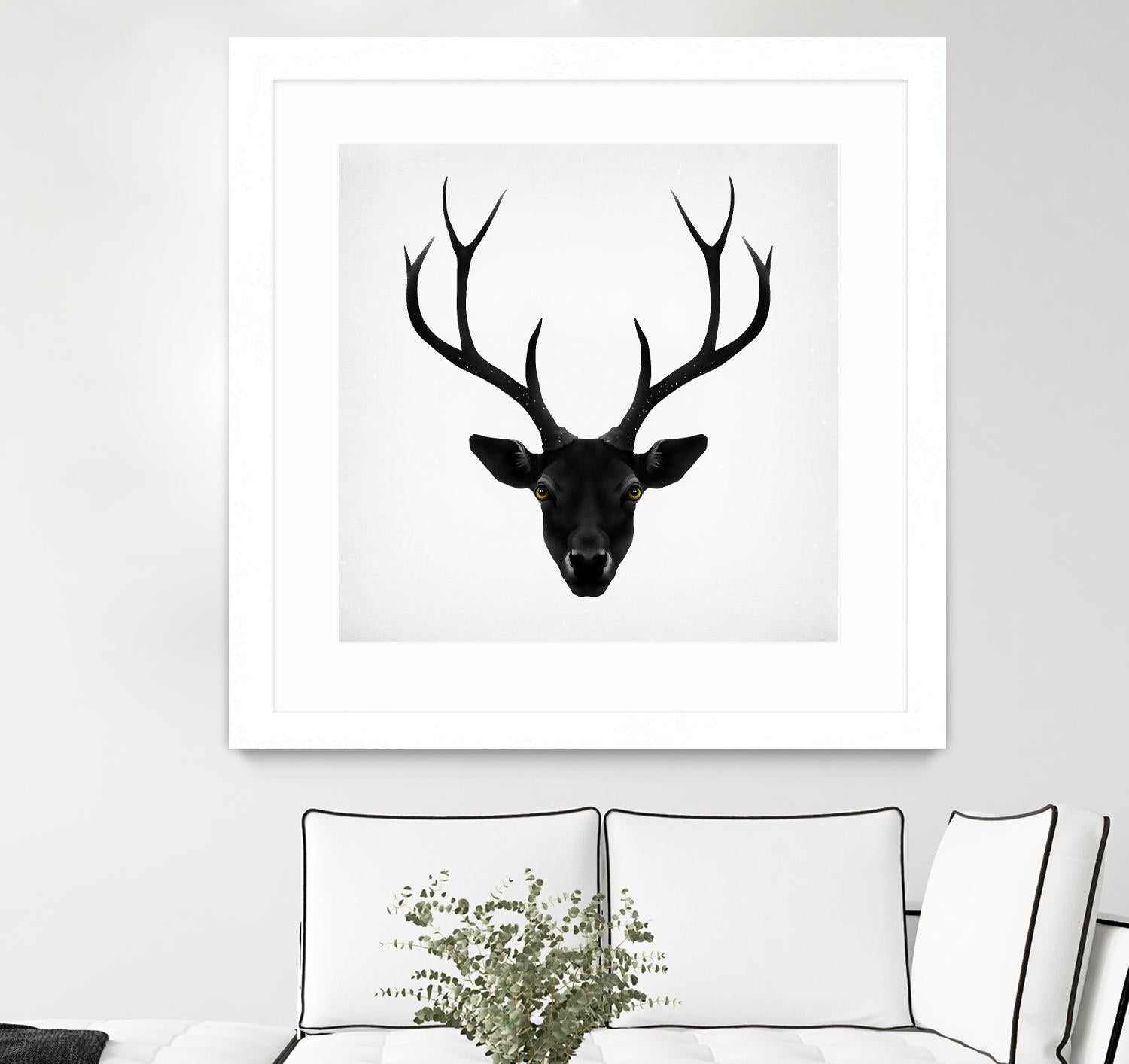 The Black Deer by Ruben Ireland on GIANT ART - black men and women