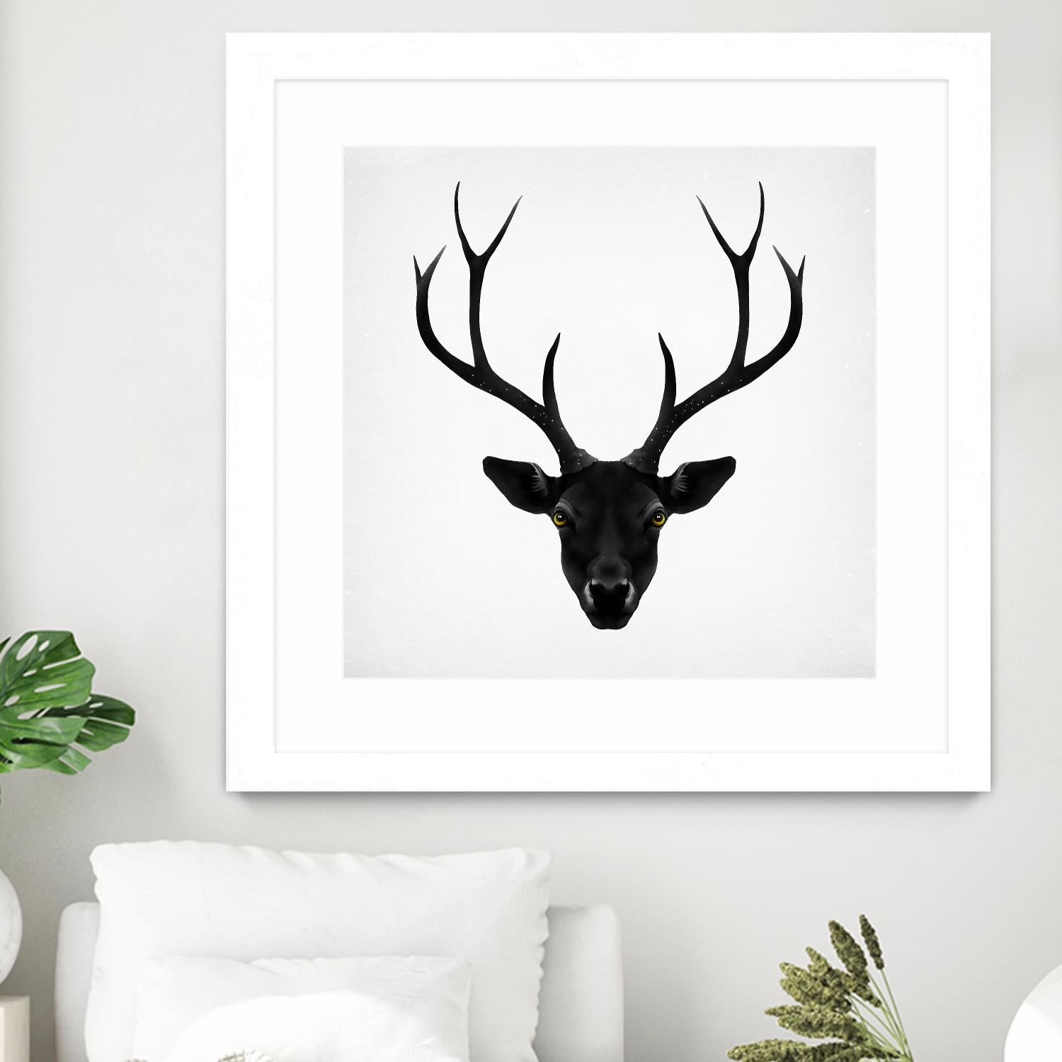 The Black Deer by Ruben Ireland on GIANT ART - black men and women