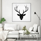 The Black Deer by Ruben Ireland on GIANT ART - black men and women